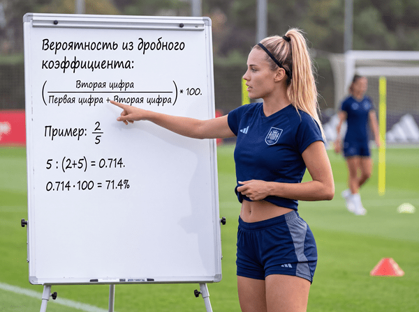 Как вычислить вероятность в дробных коэффициентах