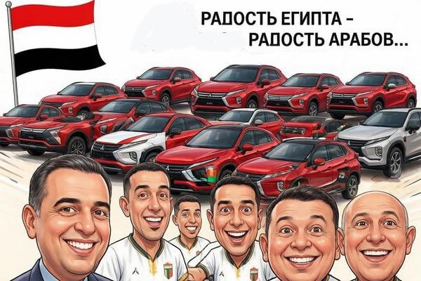 Сборная Египта получит 59 автомобилей от благодарного миллиардера из ОАЭ