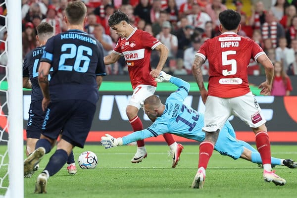 Прогноз дня: Спартак (Москва) 3-0 Родина (П1 и ТМ 3,5 за 2,21)
