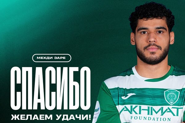 Мехди Заре ушел из Ахмата в Персеполис