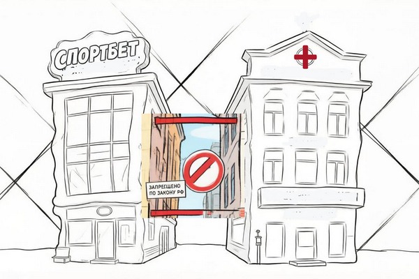 Букмекерскую компанию СпортБет оштрафовали за соседство одного из её ППС с медицинской организацией